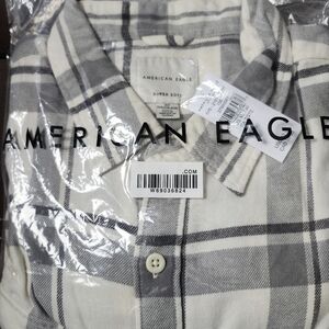 Men's XL tall American Eagle flannel dress shirt